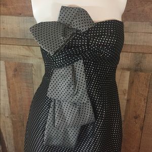 MAXANDCLEO Fiona Bow Dress sz 8